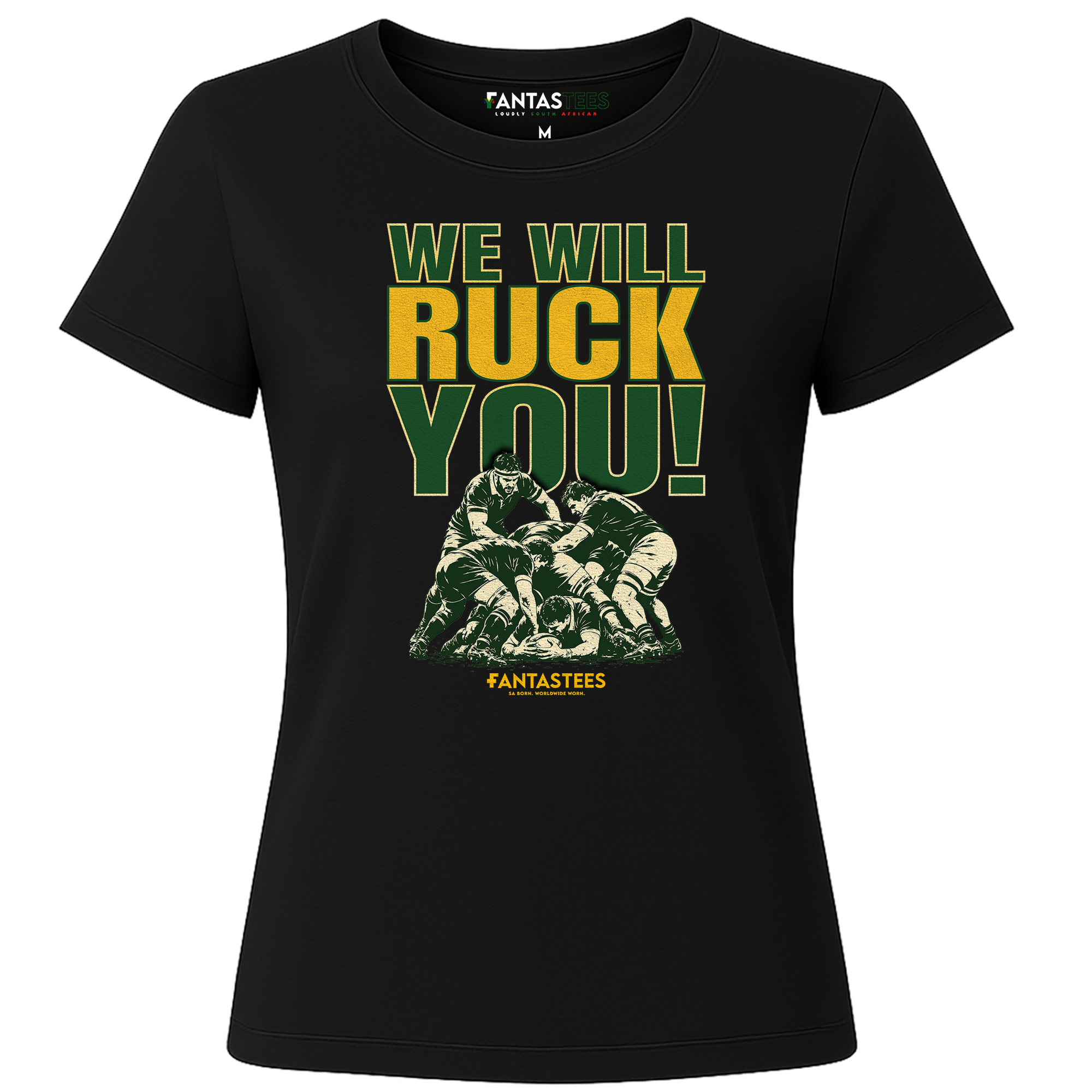 We Will Ruck You | Ladies Premium Crewneck T-Shirt