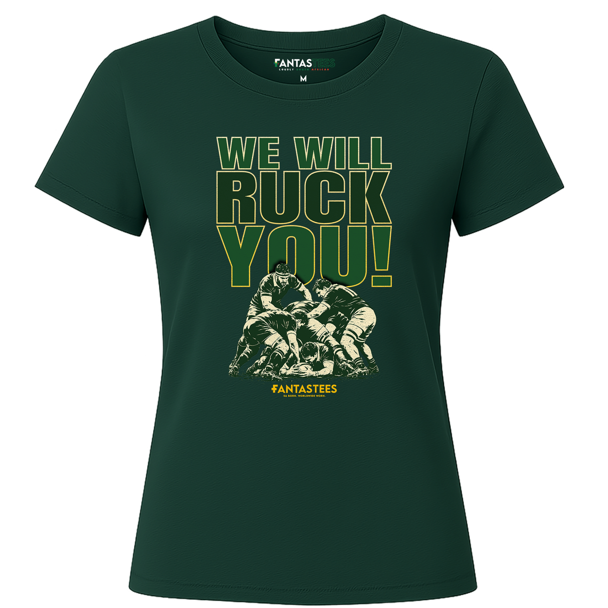 We Will Ruck You | Ladies Premium Crewneck T-Shirt