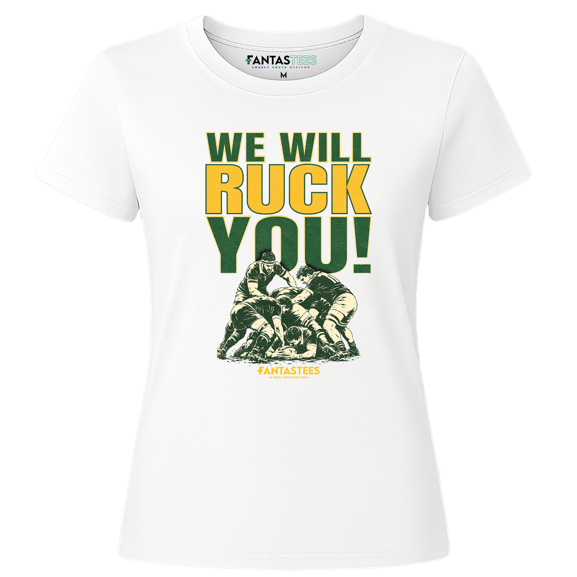 We Will Ruck You | Ladies Premium Crewneck T-Shirt