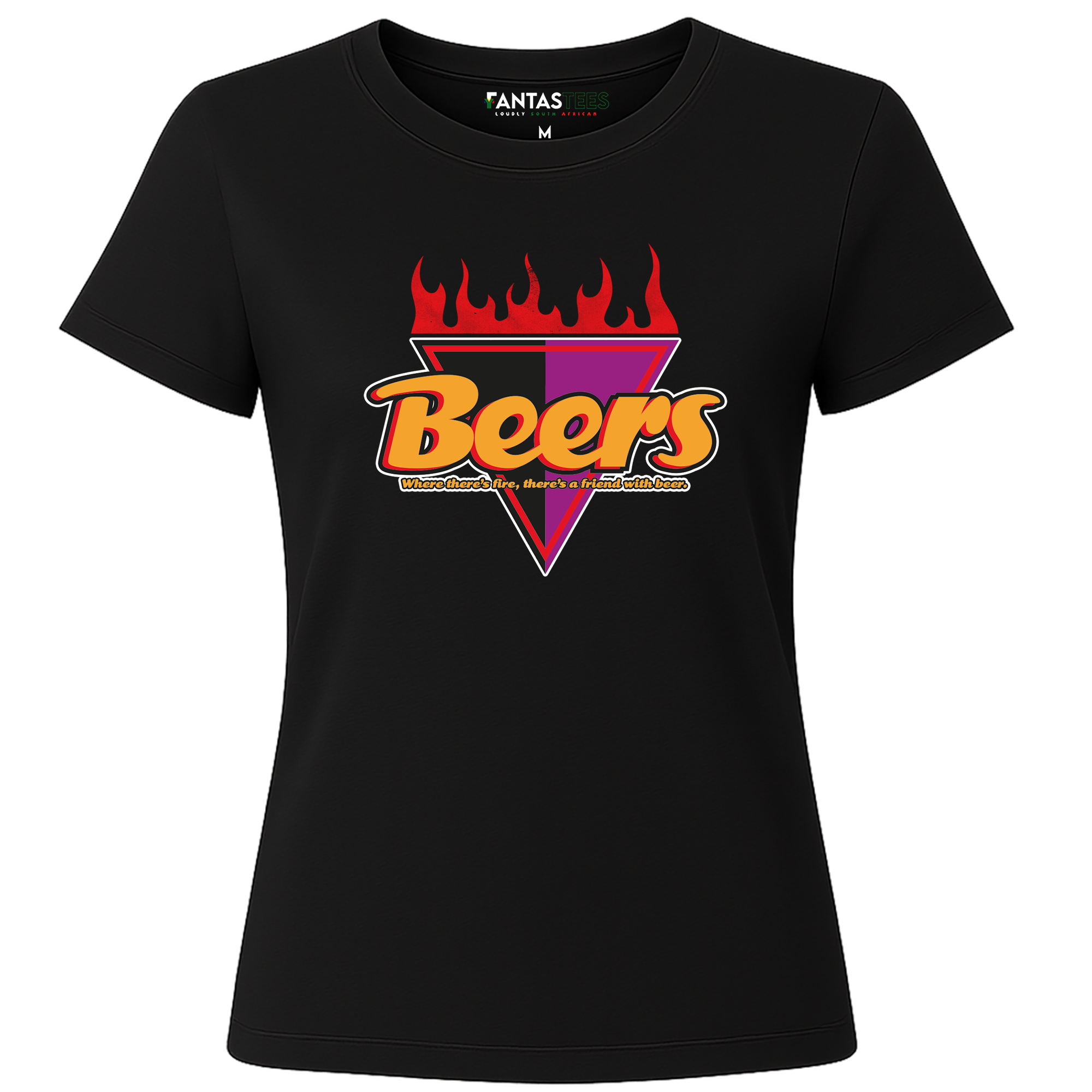 Beers Retro Steers Logo Tee| Ladies Premium Crewneck T-Shirt