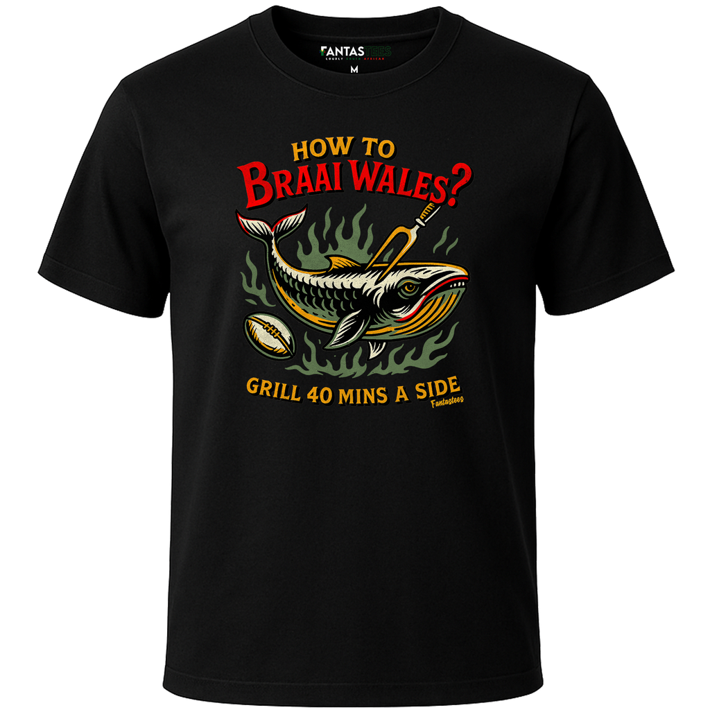 Braai Wales Tee | Mens Premium Crewneck T-Shirt