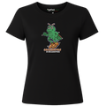 Grasshopper Wearing Grasshoppers | Ladies Premium Crewneck T-Shirt