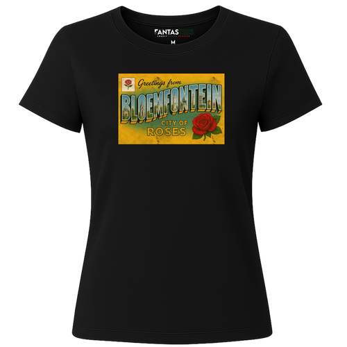 Bloemfontein Postcard Print | Ladies Premium Crewneck T-Shirt