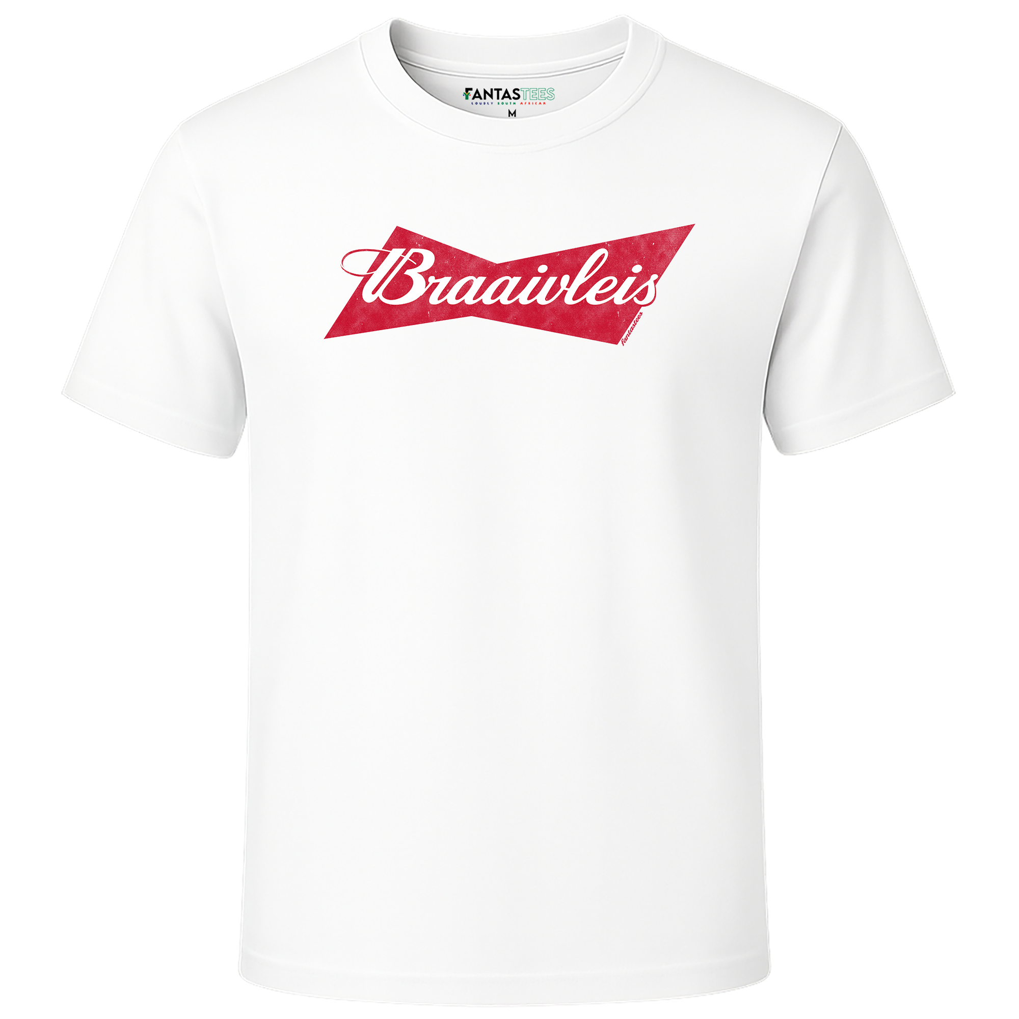 Braaivleis Bowtie Logo| Mens Premium Crewneck T-Shirt