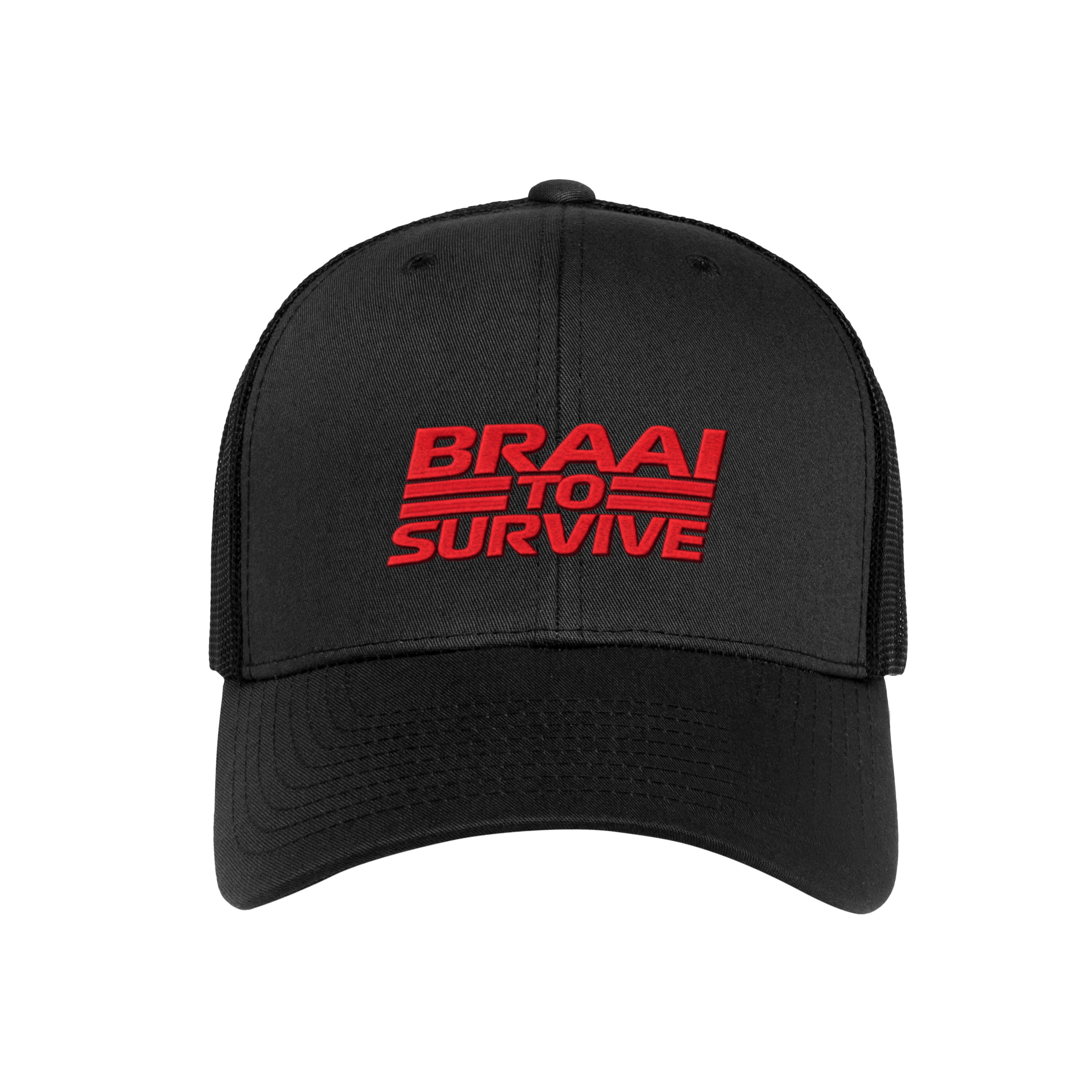 Embroidered Braai To Survive - Wazza Trucker Cap