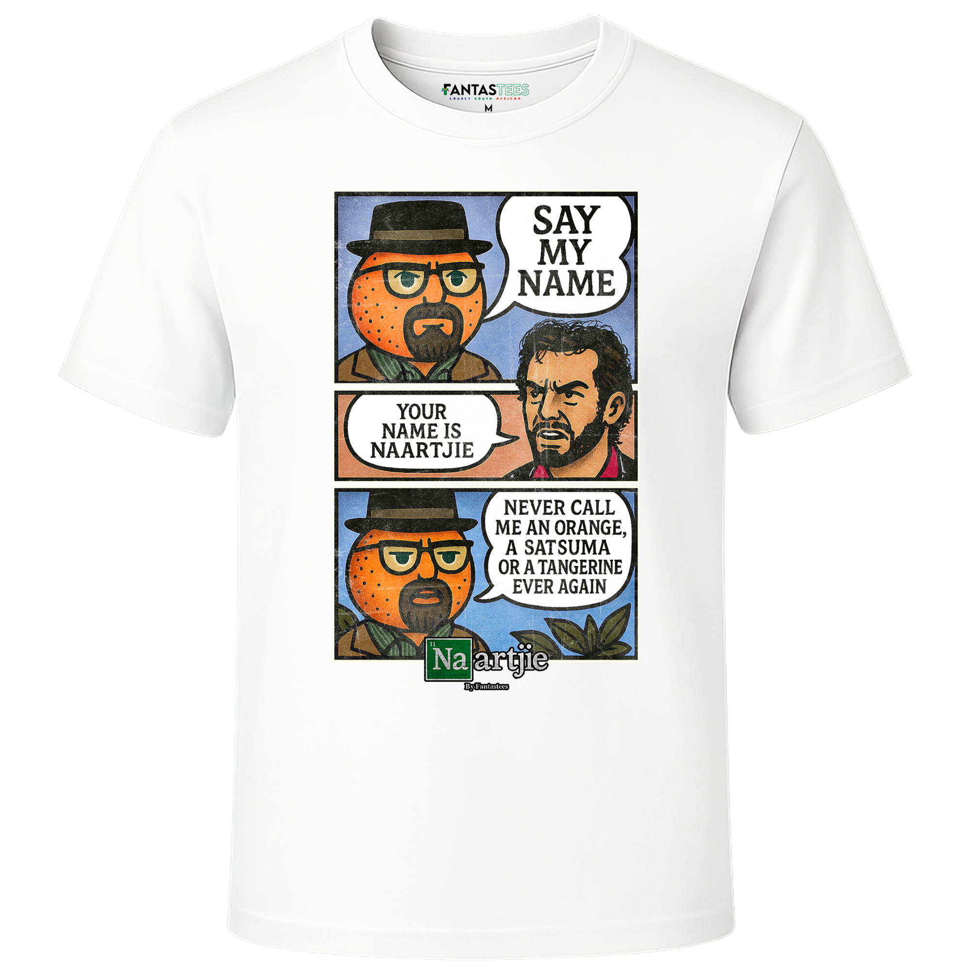 Breaking Naartjie | Mens Premium Crewneck T-Shirt