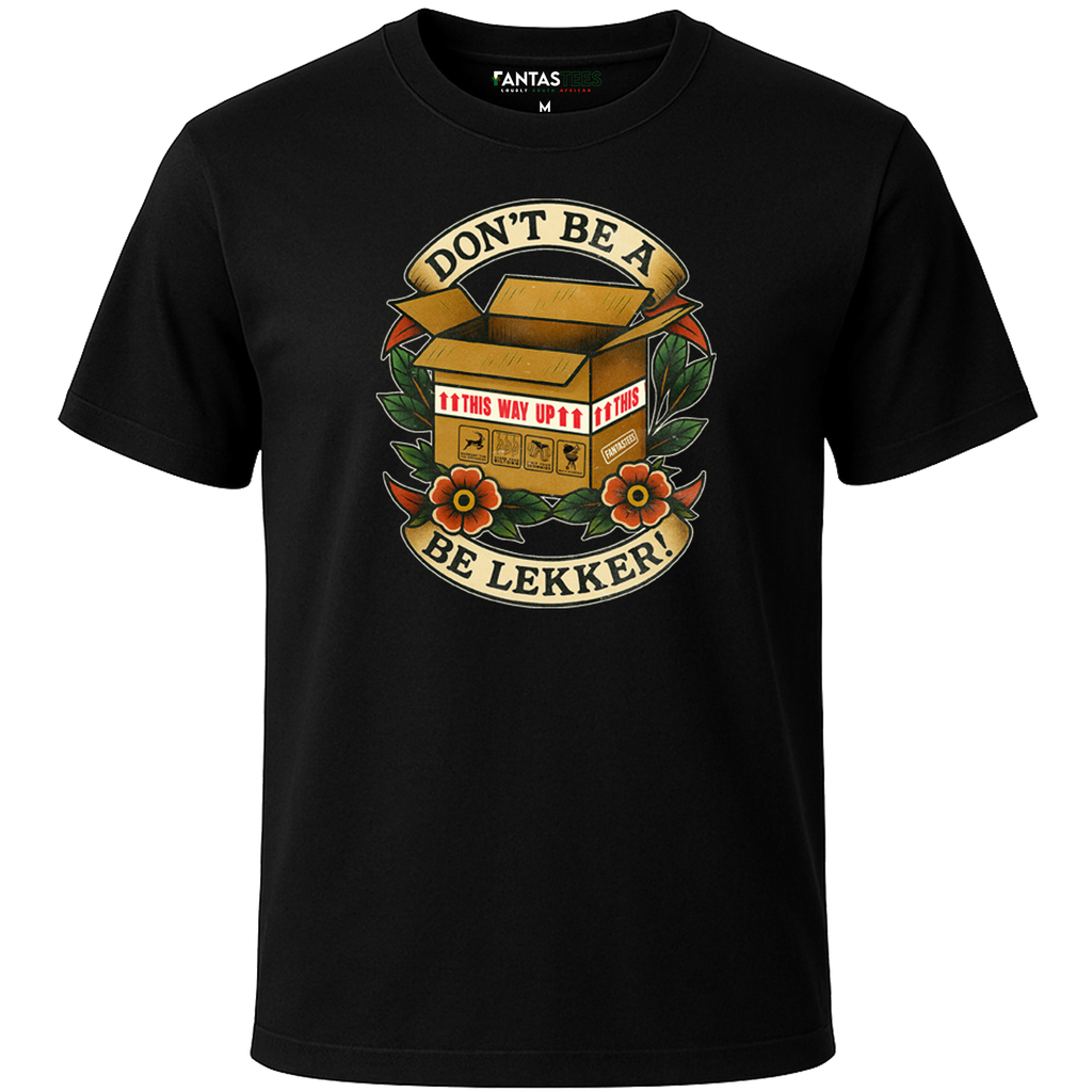 Don't Be A Doos. Be Lekker | Mens Premium Crewneck T-Shirt