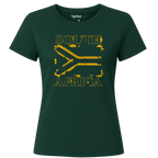 Graffiti South African Flag | Ladies Premium Crewneck T-Shirt
