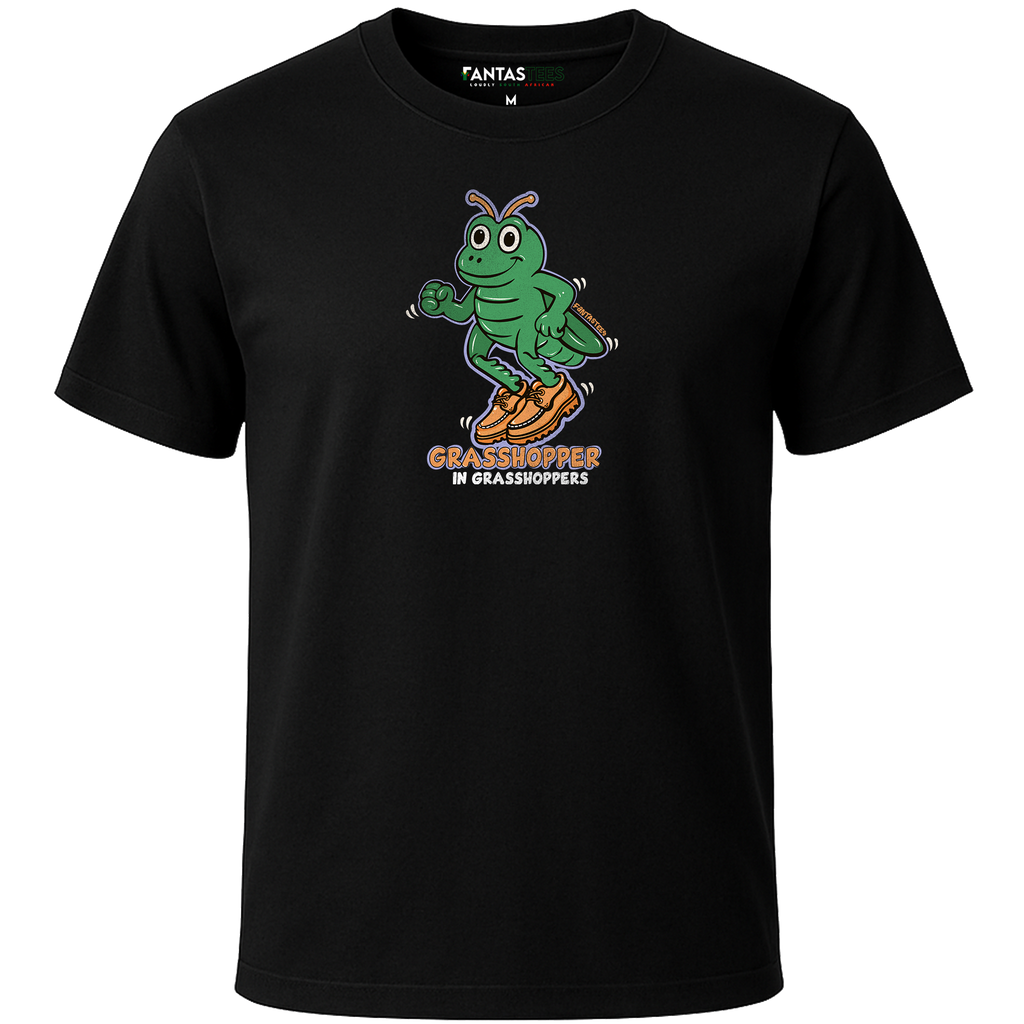 Grasshopper Wearing Grasshoppers | Mens Premium Crewneck T-Shirt