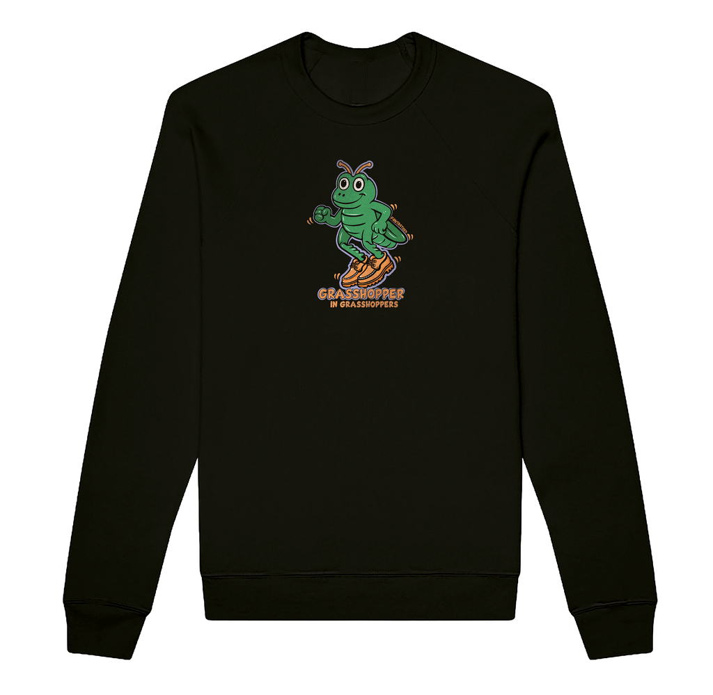 Grasshopper Wearing Grasshoppers | Unisex Sponge Fleece Crewneck Sweatshirt