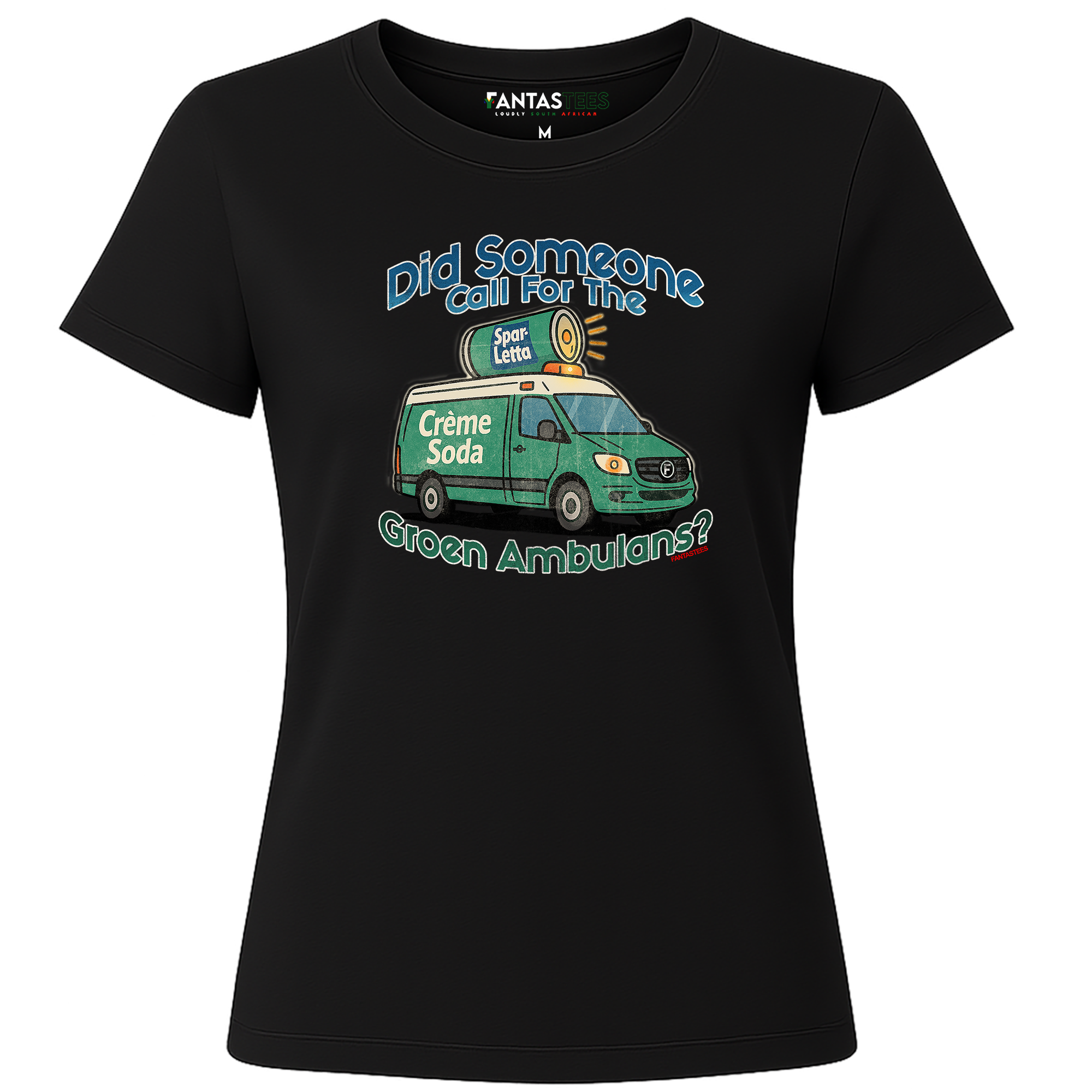 Groen Ambulans | Ladies Premium Crewneck T-Shirt