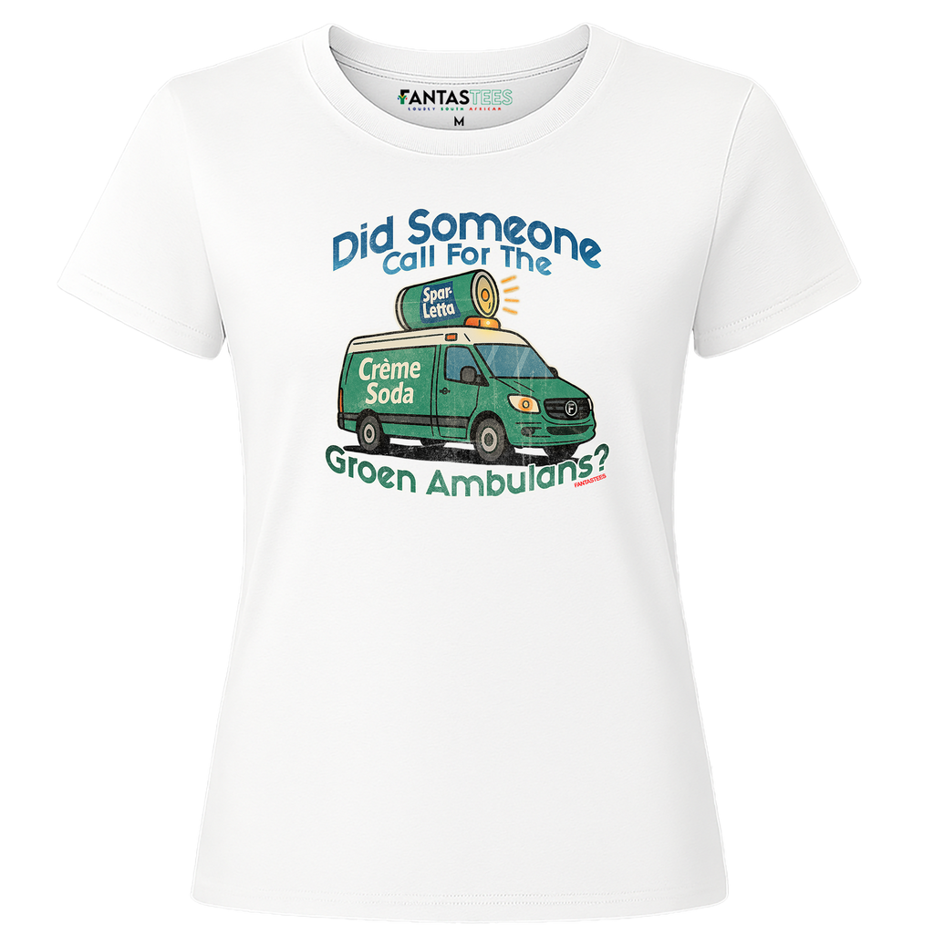 Groen Ambulans | Ladies Premium Crewneck T-Shirt