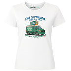 Groen Ambulans | Ladies Premium Crewneck T-Shirt