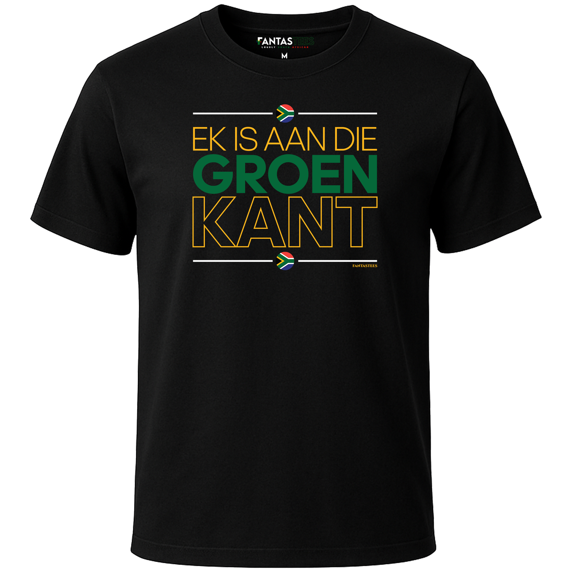 Groen Kant Tee | Mens Premium Crewneck T-Shirt