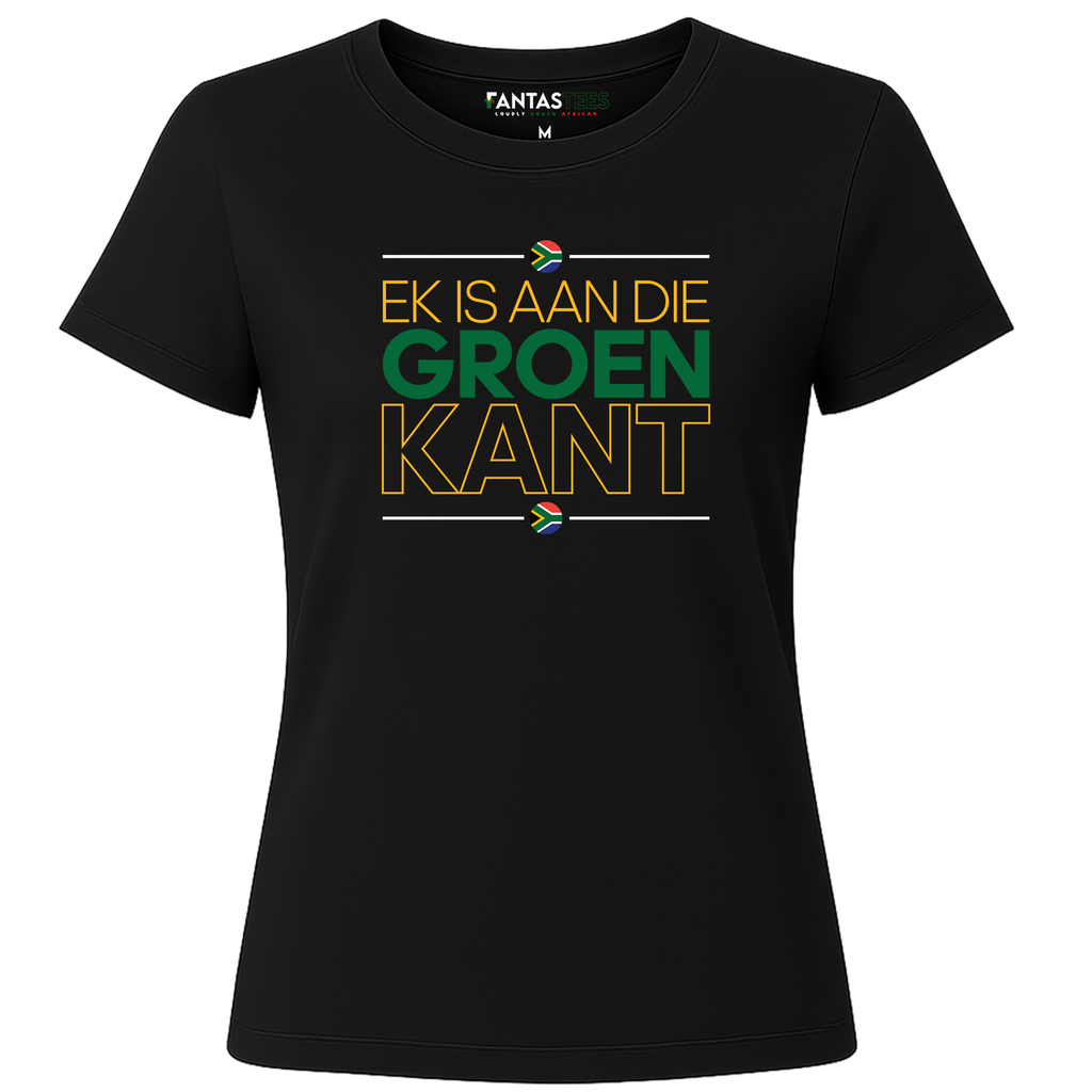 Groen Kant | Ladies Premium Crewneck T-Shirt