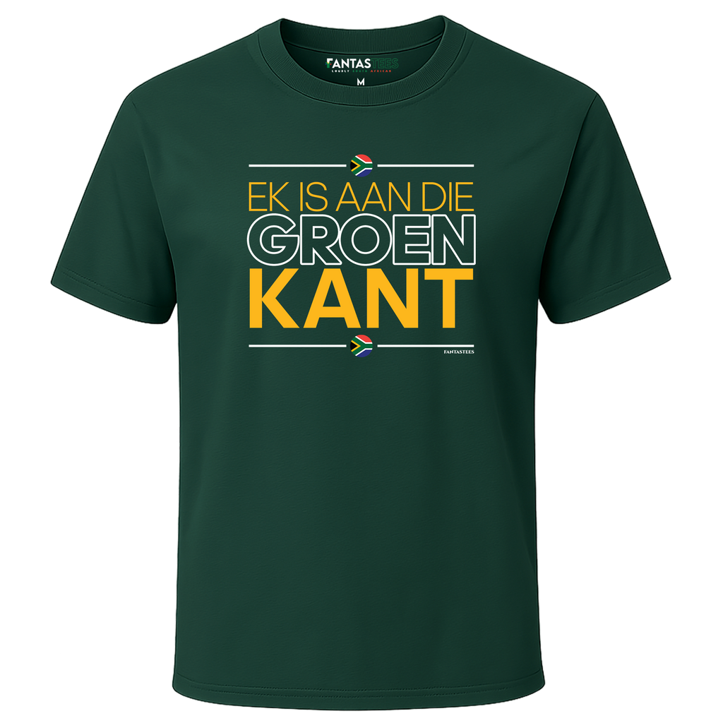 Groen Kant Tee | Mens Premium Crewneck T-Shirt