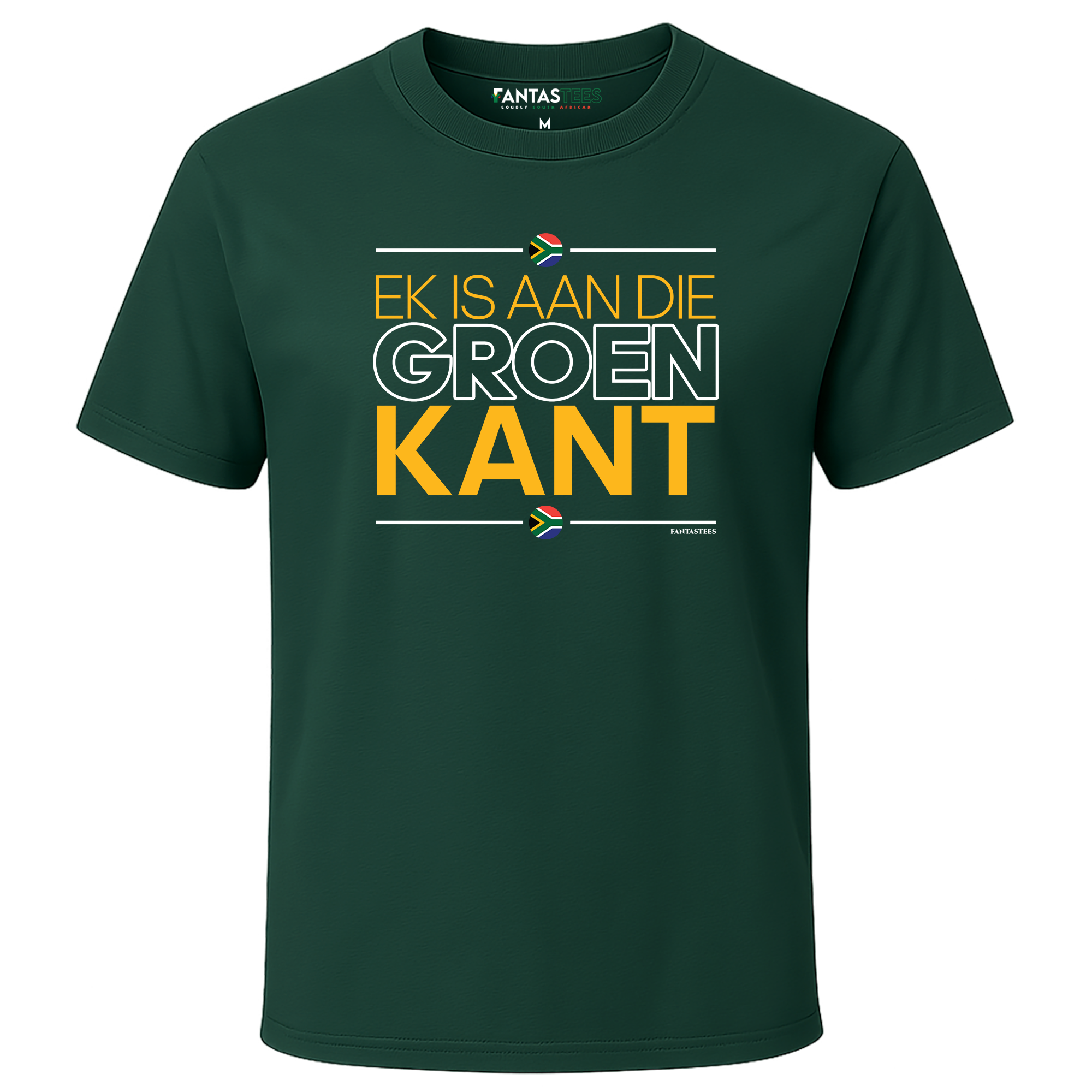 Groen Kant Tee | Mens Premium Crewneck T-Shirt
