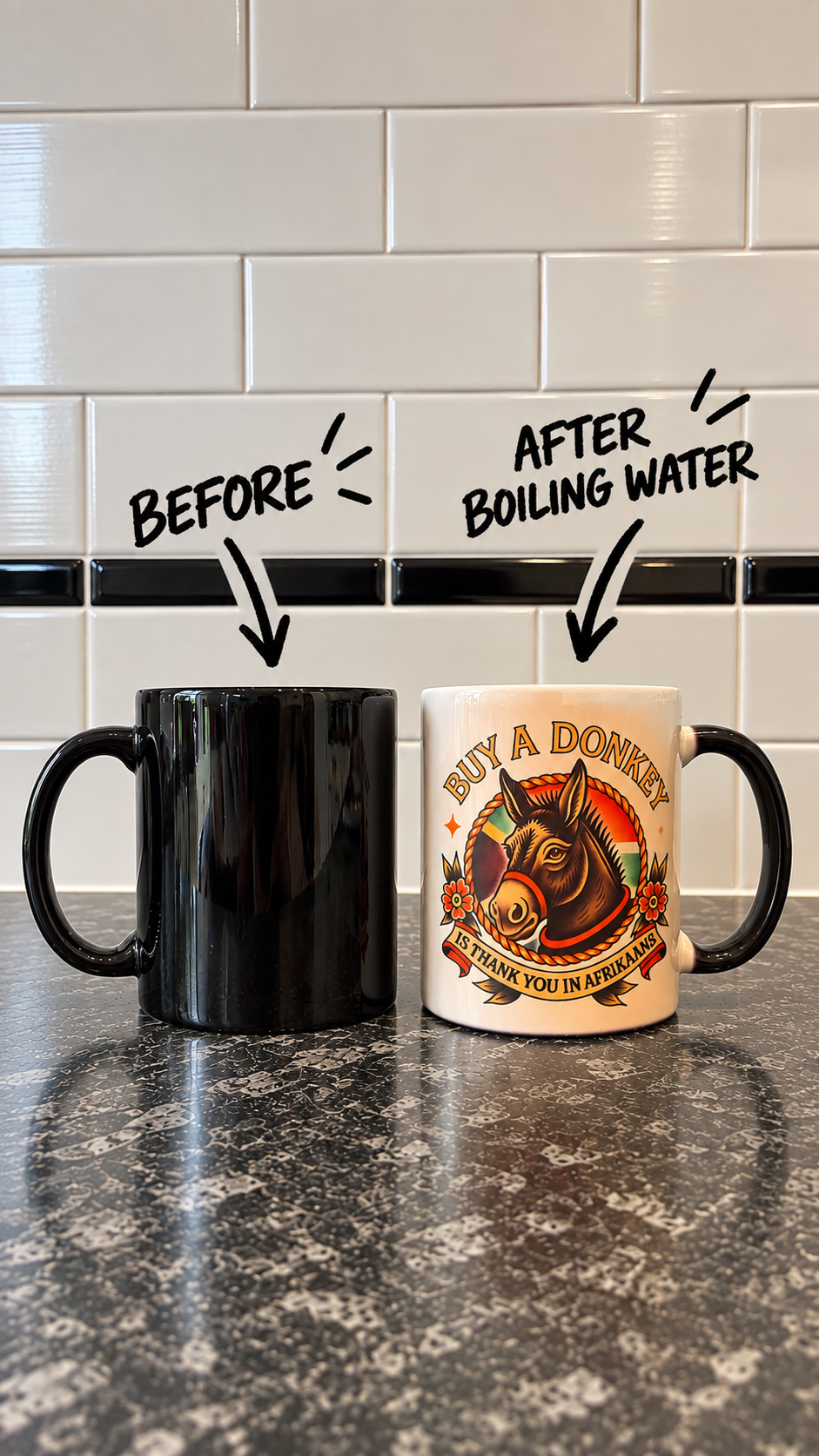 Buy A Donkey Heat Reveal Magic Mug