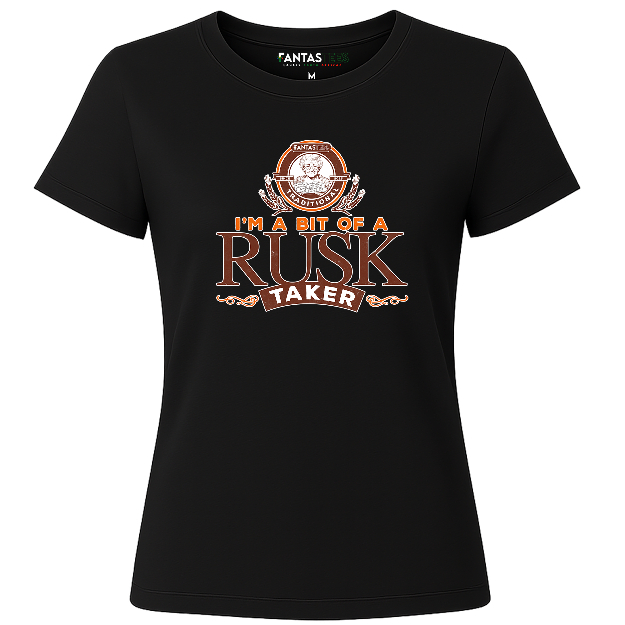 Rusk Taker | Ladies Premium Crewneck T-Shirt