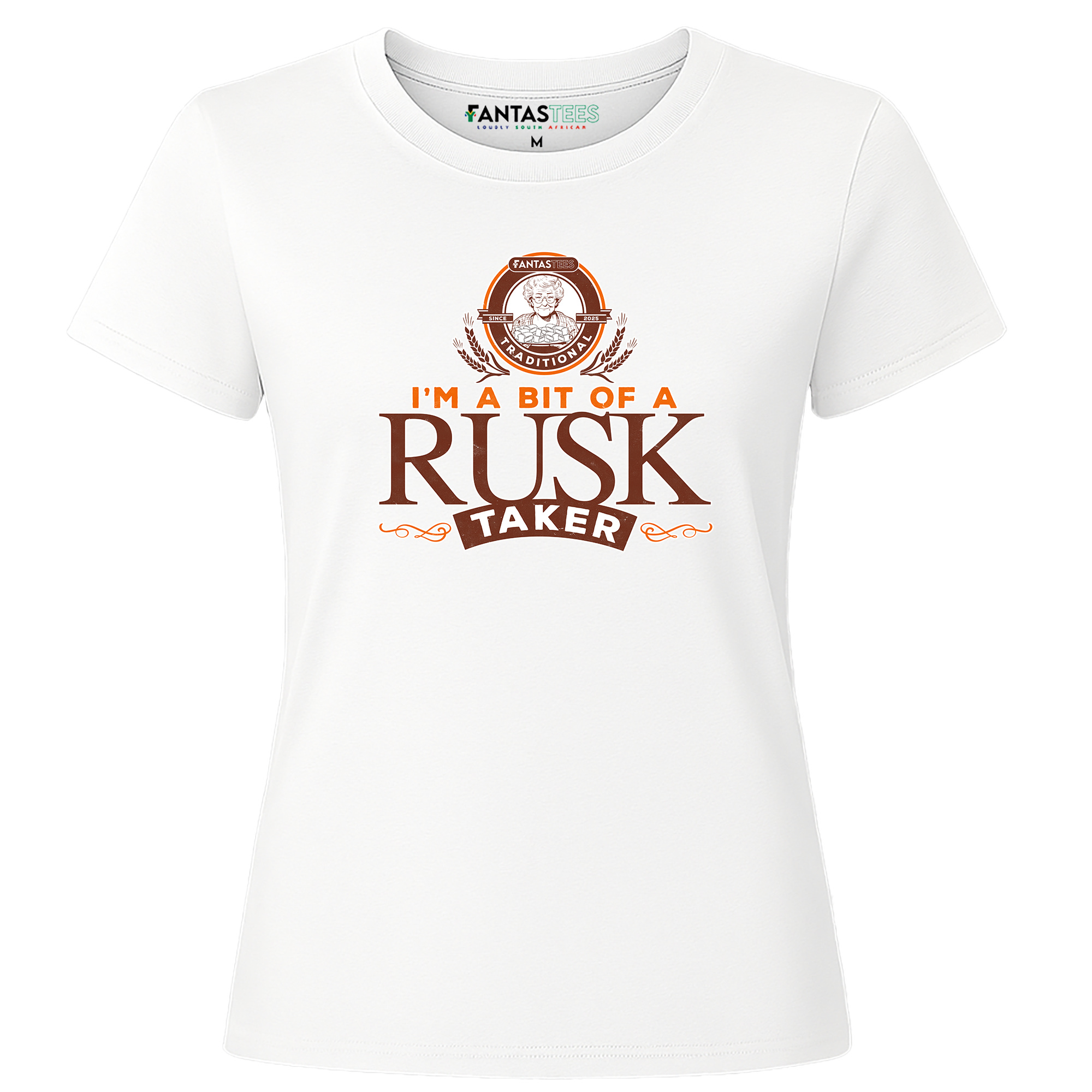 Rusk Taker | Ladies Premium Crewneck T-Shirt