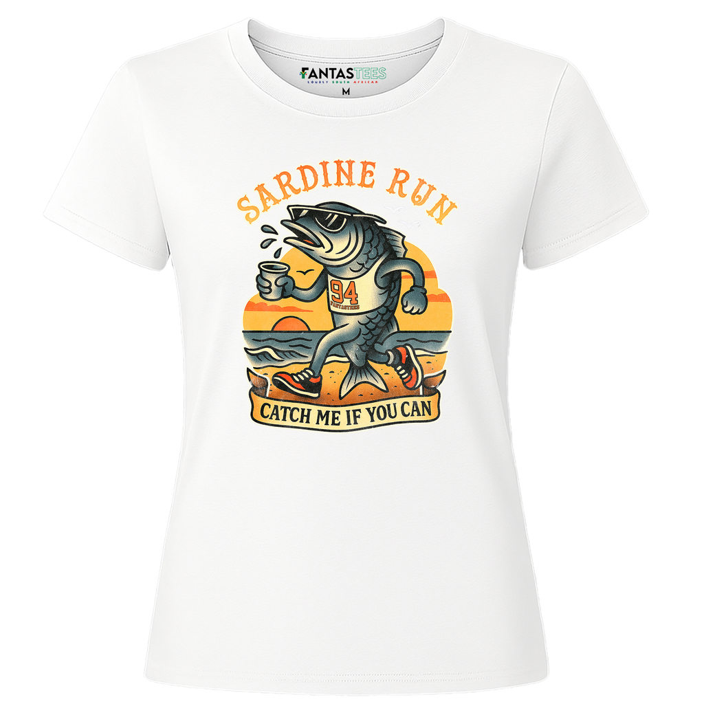 Sardine Run | Ladies Premium Crewneck T-Shirt