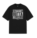 Straight Outta Bellville  Oversized Drop-Shoulder Crewneck T-Shirt