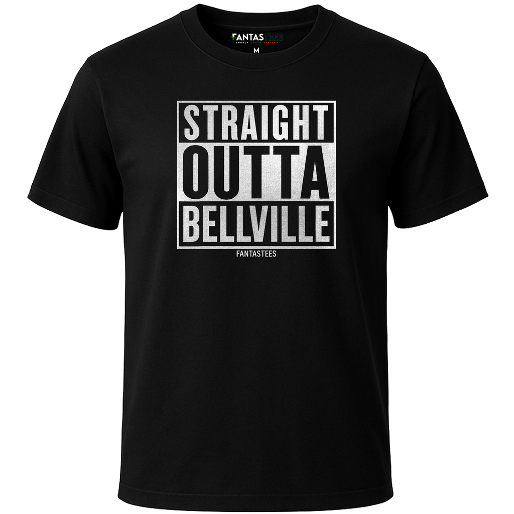 Straight Outta Bellville Tee | Mens Premium Crewneck T-Shirt