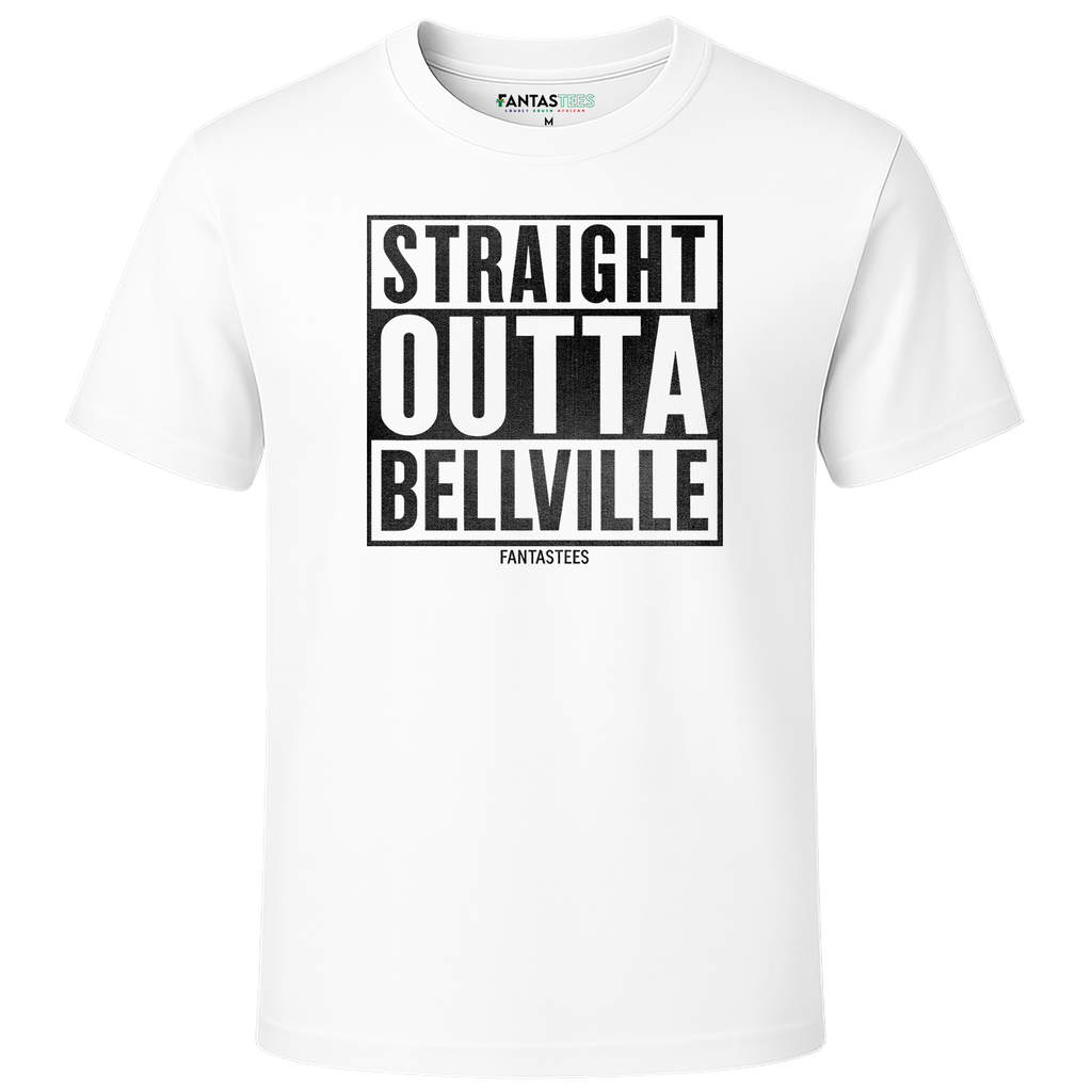 Straight Outta Bellville Tee | Mens Premium Crewneck T-Shirt