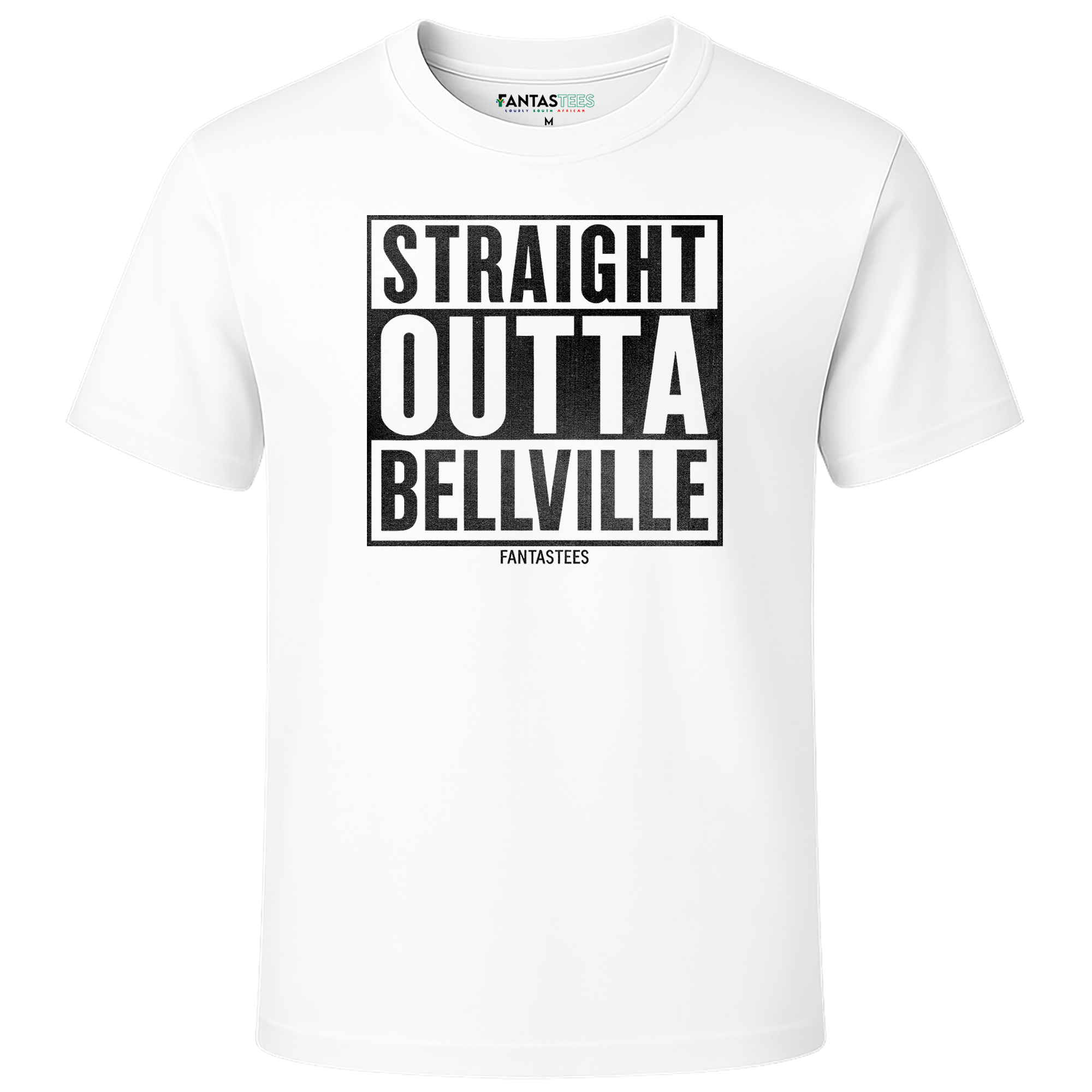 Straight Outta Bellville Tee | Mens Premium Crewneck T-Shirt