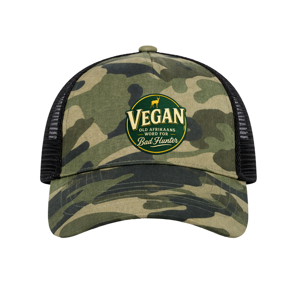 Embroidered Vegan - Wazza Trucker Cap
