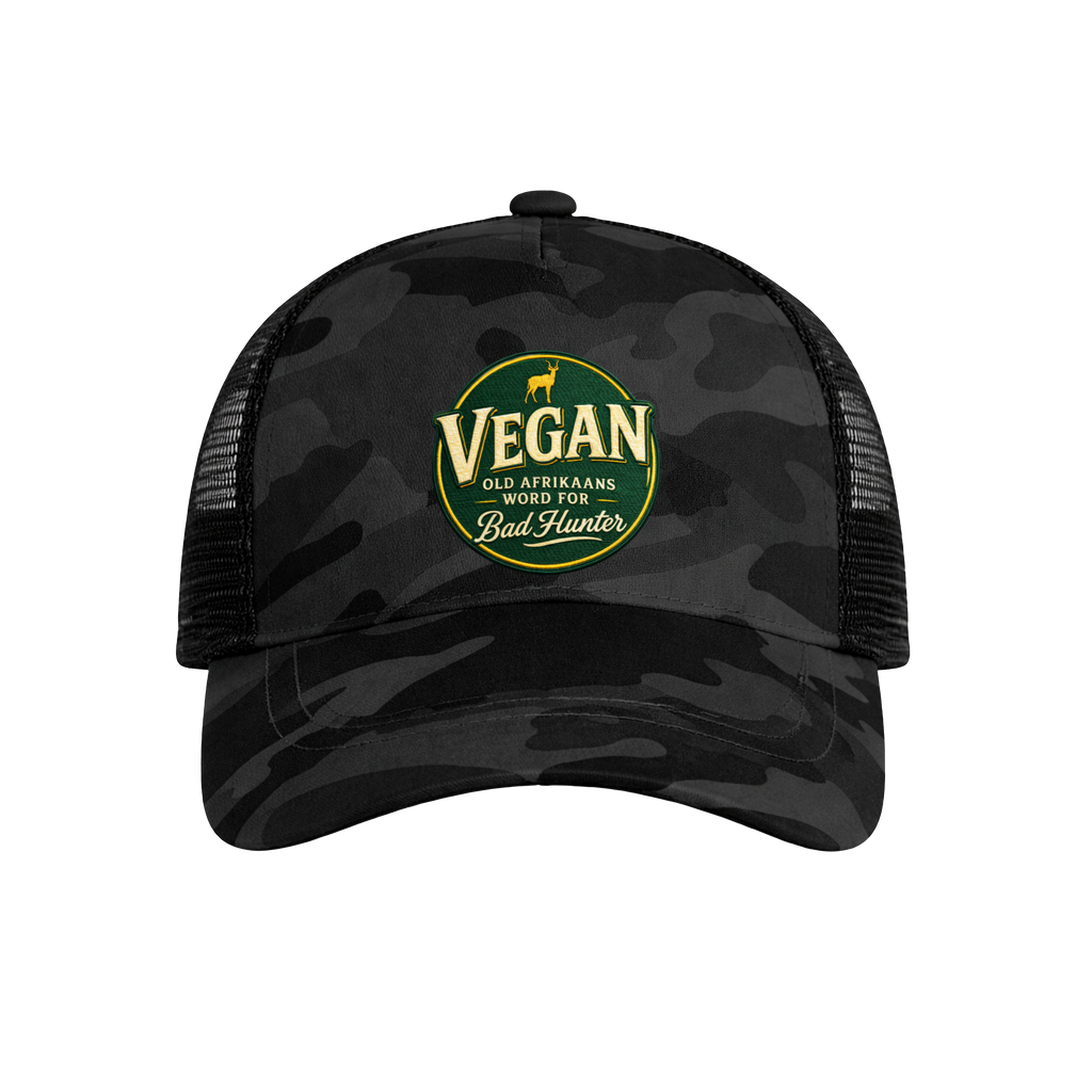 Embroidered Vegan - Wazza Trucker Cap