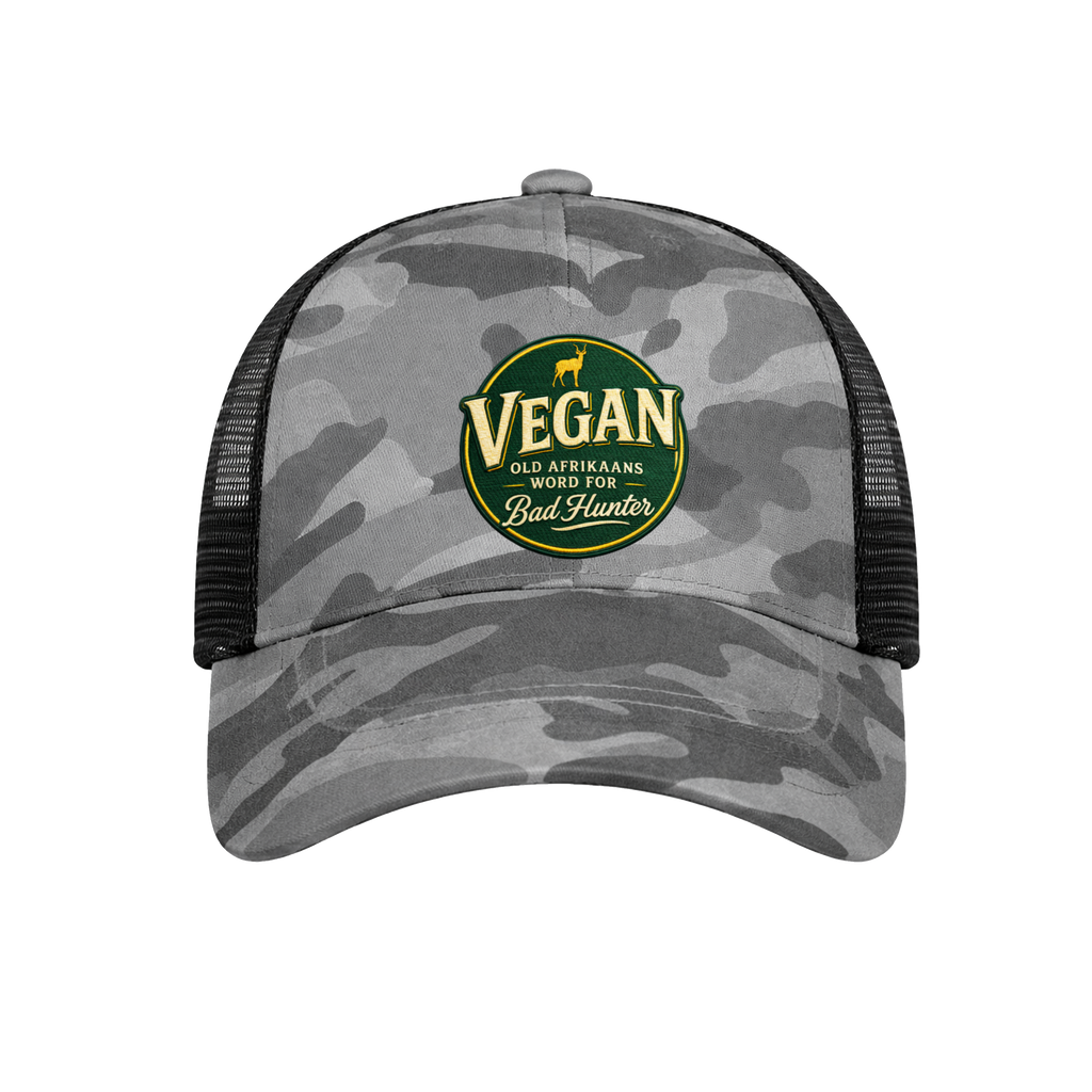 Embroidered Vegan - Wazza Trucker Cap