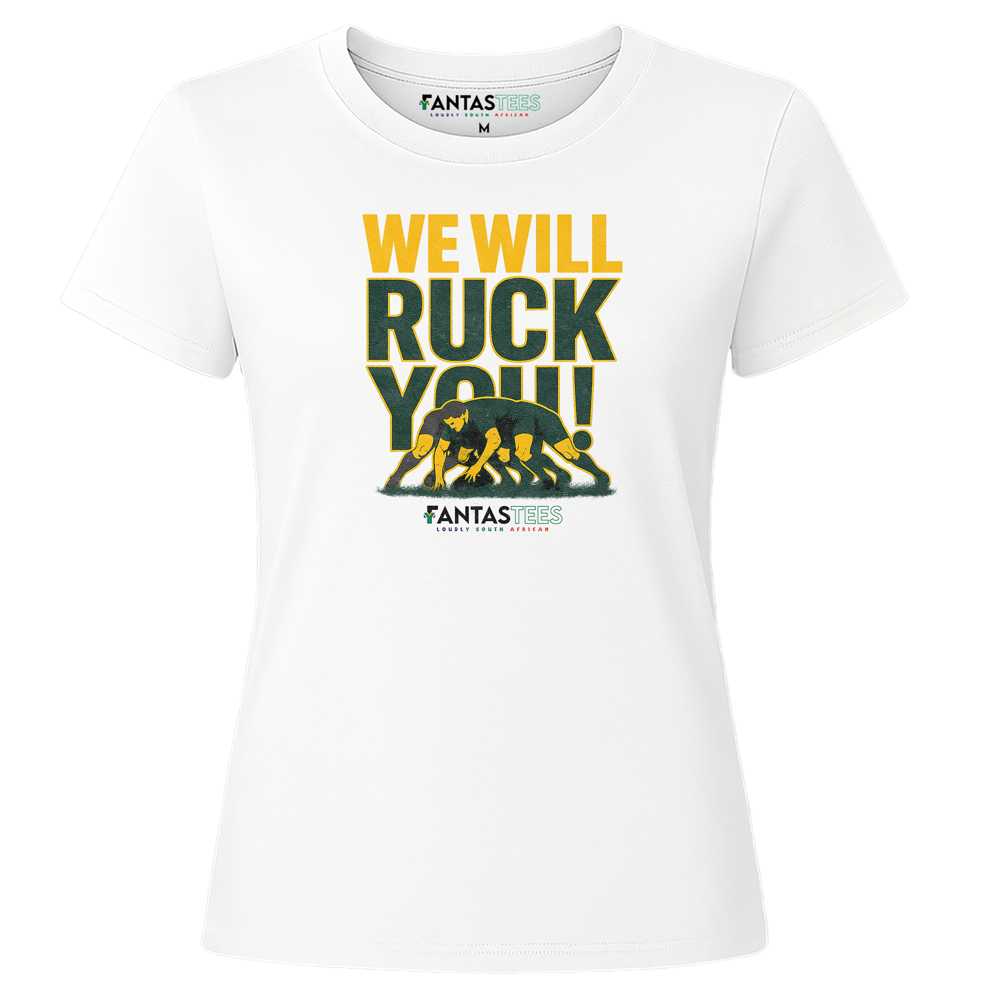 We Will Ruck You | Ladies Premium Crewneck T-Shirt