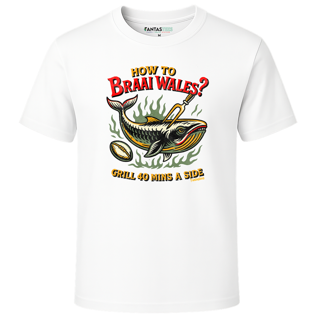 Braai Wales Tee | Mens Premium Crewneck T-Shirt