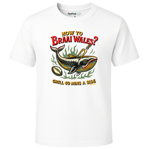 Braai Wales Tee | Mens Premium Crewneck T-Shirt