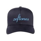 Embroidered Zeftones Blue thread Fitted Baseball Cap